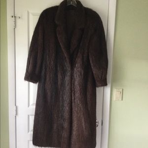 Woman’s full length Nutria fur coat